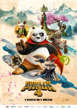 Český plakát filmu Kung Fu Panda 4 / Kung Fu Panda 4