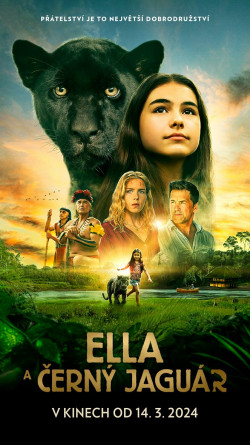 Český plakát filmu Ella a černý jaguár / Le dernier jaguar