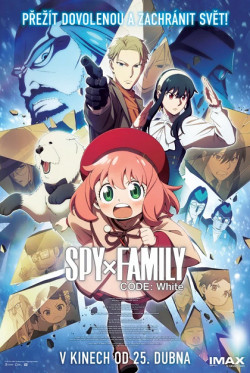 Český plakát filmu Gekijouban Spy x Family Code: White / Gekijô-ban Supai Famirî Kôdo: Howaito