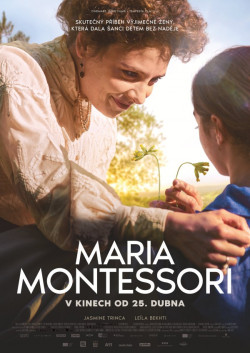 Český plakát filmu Maria Montessori / La nouvelle femme